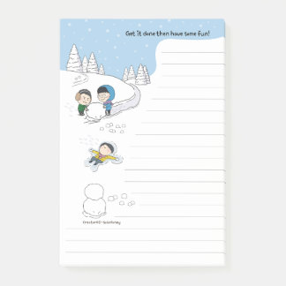 sosoHoney(55) winter  Post-it Notes