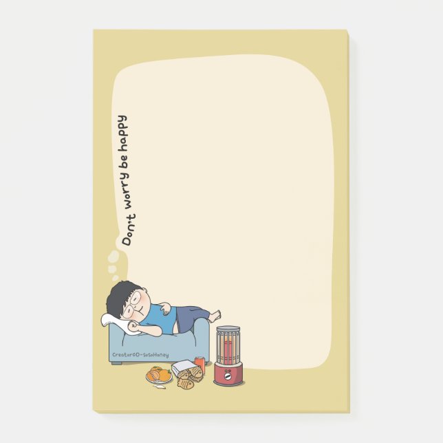 sosoHoney(60) sleep Post-it Notes (Front)