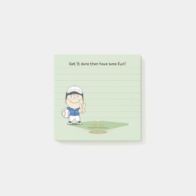 sosoHoney baseball  Post-it Notes (Front)