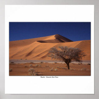 Sossussvlei sand dunes poster