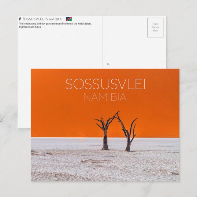 Sossusvlei, Namibia Travel Postcard (Front/Back)