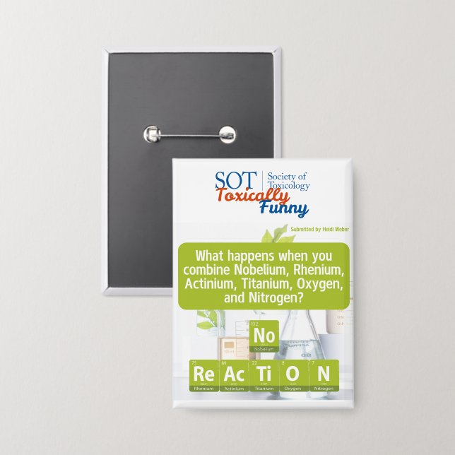 SOT - Toxically Funny - No ReAcTiON Button (Front/Back)