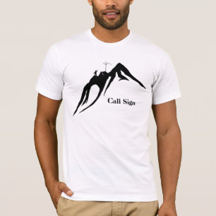 SOTA Ham Radio Silhouette T-Shirt  Customise It!