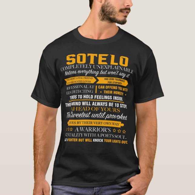 SOTELO completely unexplainable T-Shirt (Front)