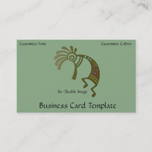 Sothhwestern Logo Kokopelli Business Card