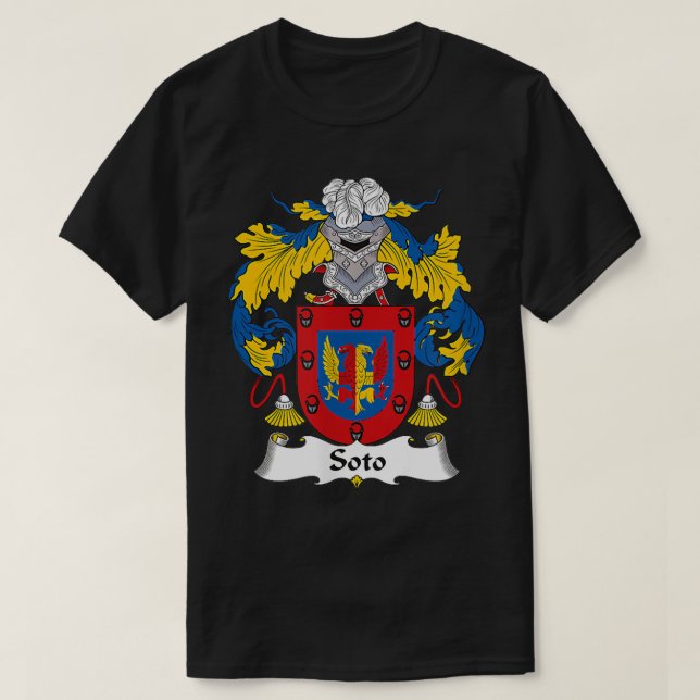 Soto Coat of Arms  Family Crest  T-Shirt (Design Front)
