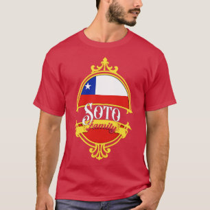 Soto Family Chile Flag T-Shirt