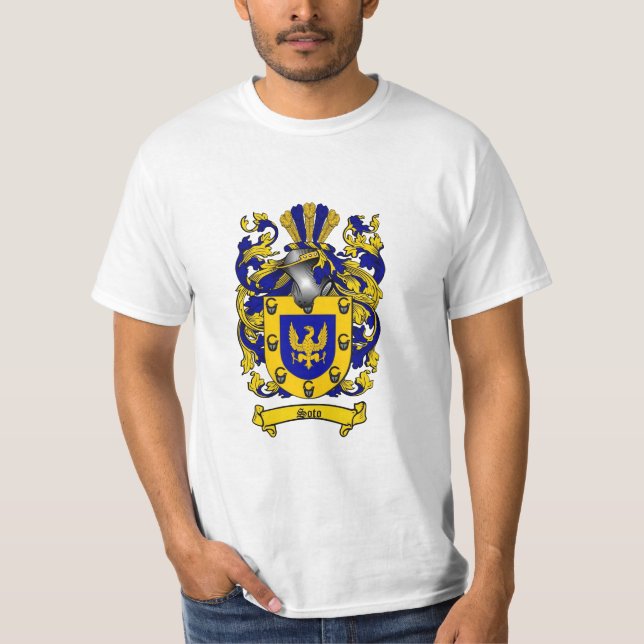 Soto Family Crest - Soto Coat of Arms T-Shirt (Front)