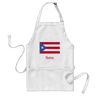Soto Puerto Rican Flag Standard Apron