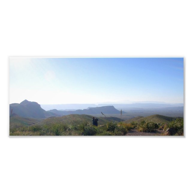 Sotol Vista Overlook, Big Bend National Park Photo Print (Front)
