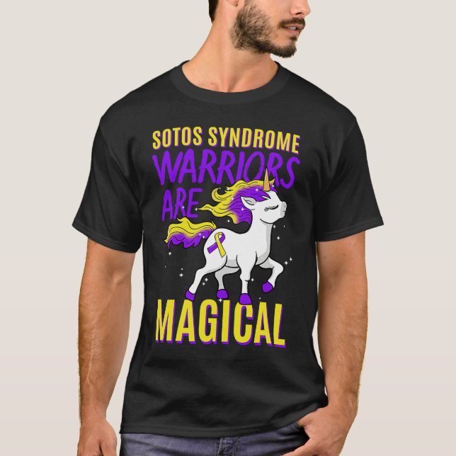 Sotos Syndrome Cerebral Gigantism Unicorn Sotos Do T-Shirt (Front)