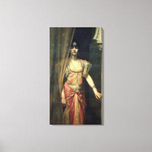 Soudja Sari Canvas Print