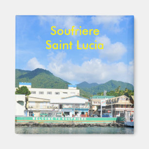 Soufriere Saint Lucia Magnet