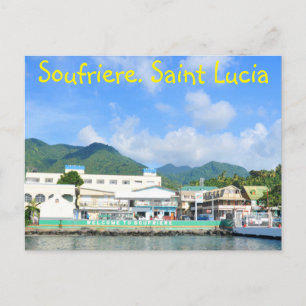 Soufriere Saint Lucia Postcard