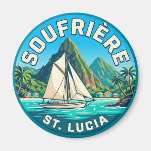 Soufrière St. Lucia Magnet