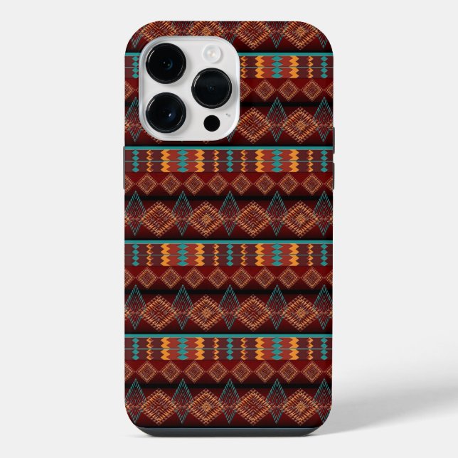 Souhwestern ehnic pattern iPhone case (Back)