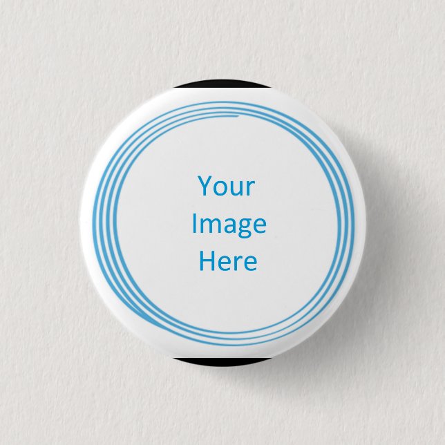 Soul Blissed Circle Custom Button, black 3 Cm Round Badge (Front)