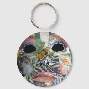 Soul Comes In All Colours Mask Key Ring