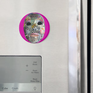 Soul Comes In All Colours Mask Magnet