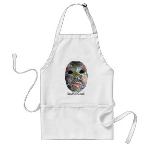 Soul Comes In All Colours Mask Standard Apron