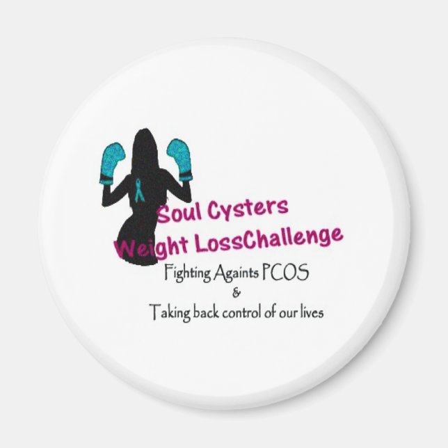 Soul Cysters Weight Loss Challenge Magnet (Front)