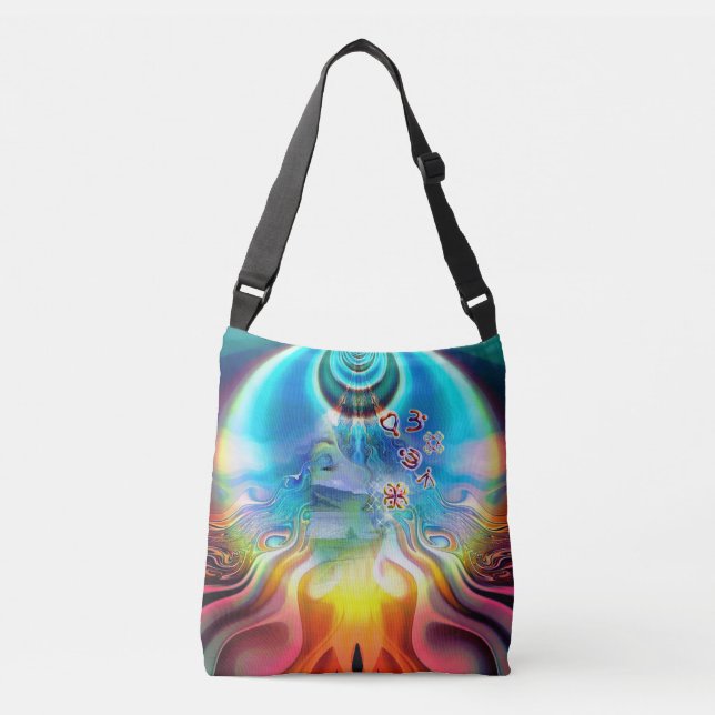 Soul Energy Channels Crossbody Bag (Front)