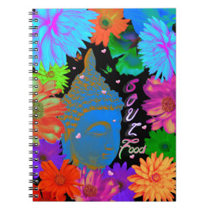 Soul Food Buddha Garden Spiral Notebook