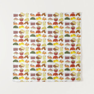 Soul Food Favourites Foodie Southern Cuisine Art Tapestry