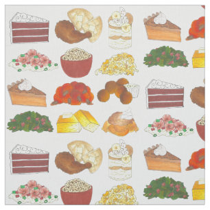 Soul Food Favourites Foodie Southern Cuisine Fabric