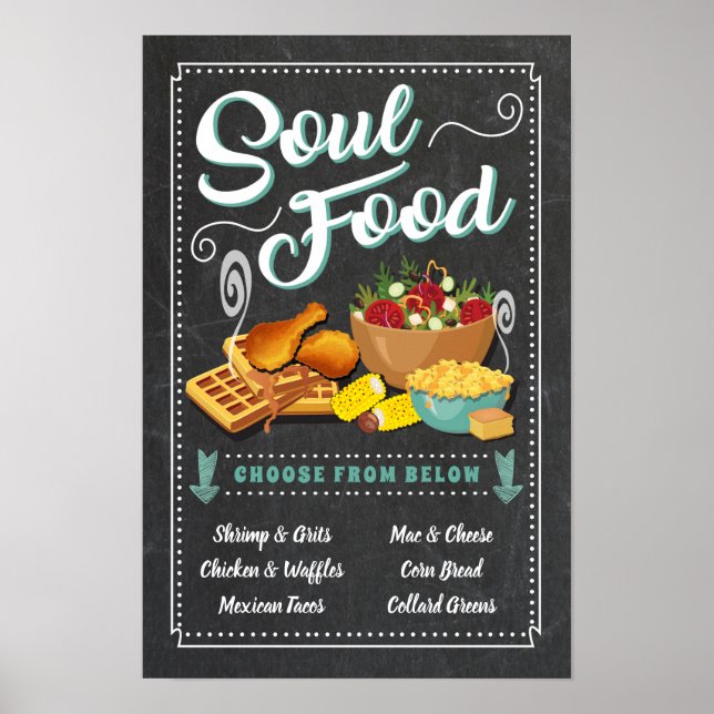 Soul Food Party Sign (Front)