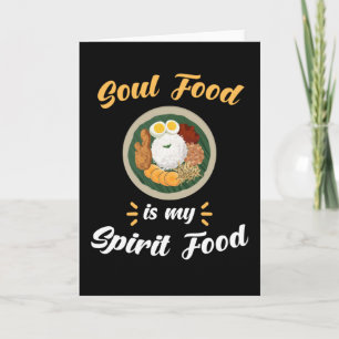 Soul Food Saying Funny Card
