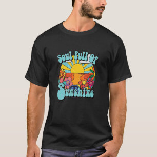 Soul Full Of Sunshine Retro Style Groovy Summer Vi T-Shirt