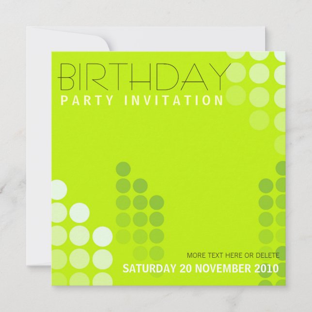 Soul House Party Birthday Invitation (Front)