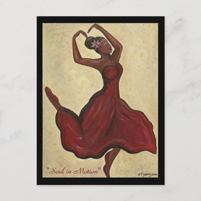 Soul in Motion Postcard (Front)