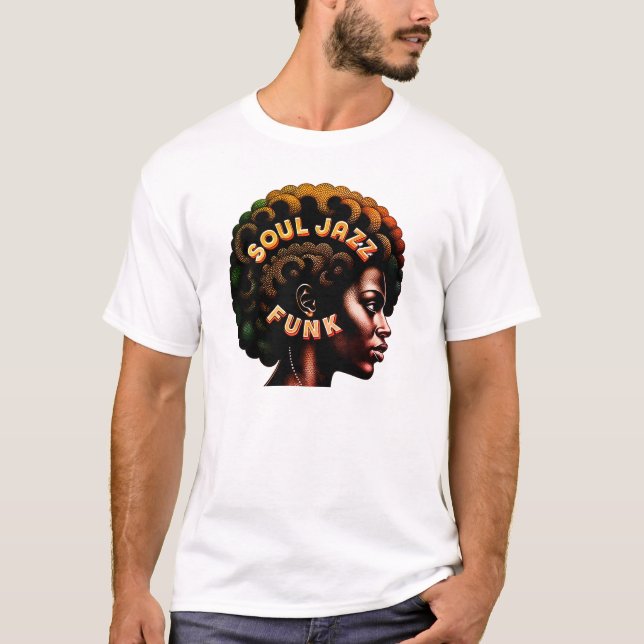 Soul Jazz Funk afro T-Shirt (Front)