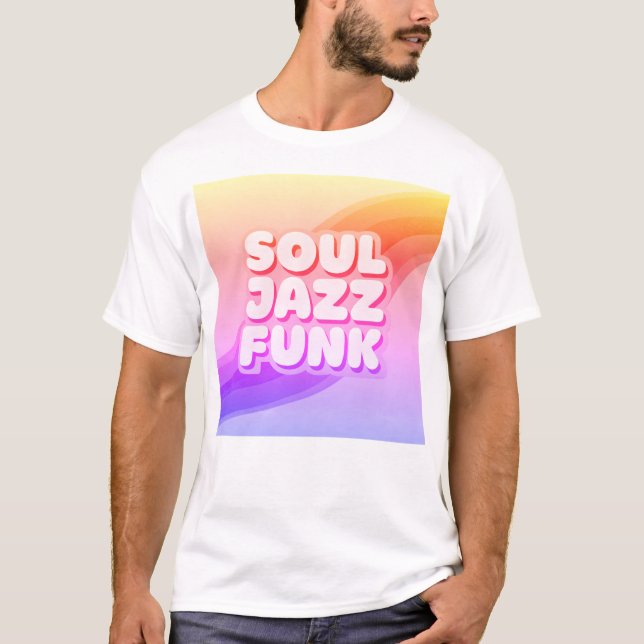 Soul Jazz Funk pastel T-Shirt (Front)