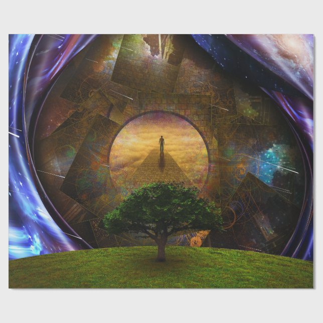 Soul journey wrapping paper (Flat)