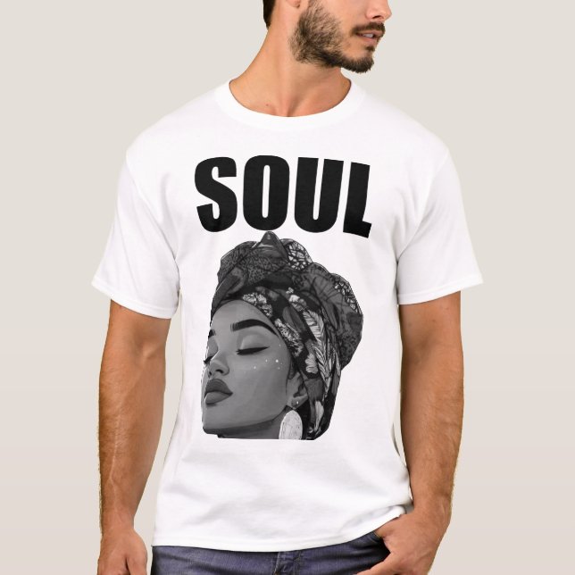 Soul lady b/w T-Shirt (Front)