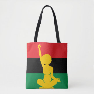 Soul Liberation Yoga, Pan-African Icon Tote Bag