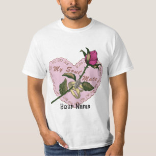 Soul Mate rose wedding t-shirt