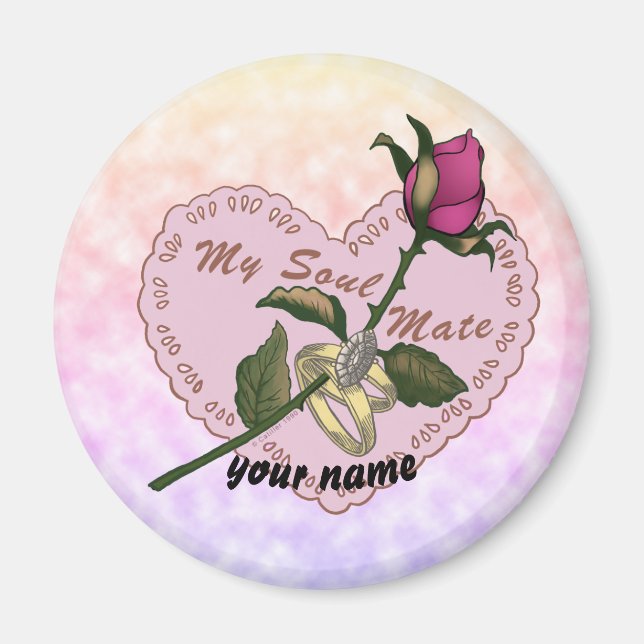 Soul Mate Wedding magnet (Front)