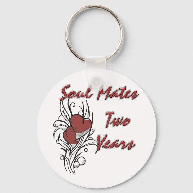 Soul Mates 2 Years Key Ring (Front)