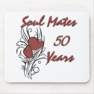 Soul Mates 50 Years Mouse Mat