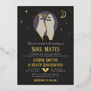 Soul Mates Halloween Haunted Ghost Wedding