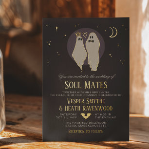 Soul Mates Halloween Haunted Ghost Wedding