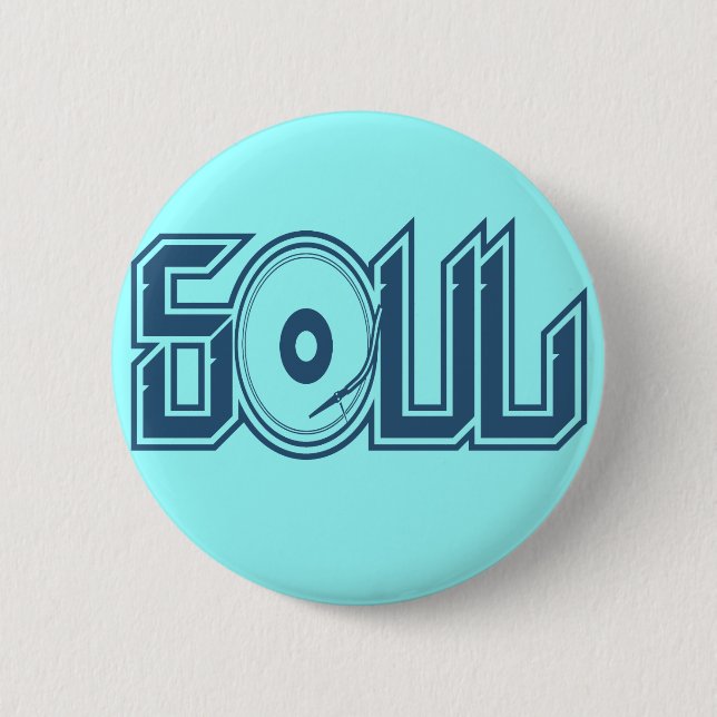 Soul Music 6 Cm Round Badge (Front)