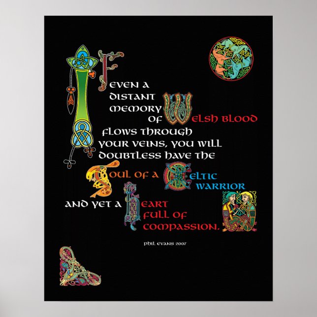 Soul Of A Celtic Warrior Poster (Front)