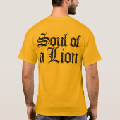 soul of a lion T-Shirt (Back)