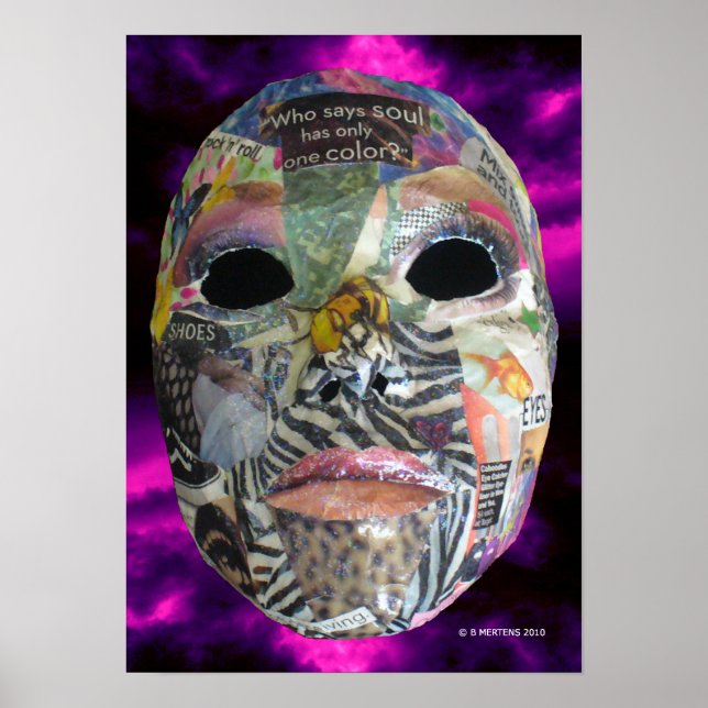 Soul of Colour Mask Print (Front)