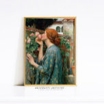 Soul of Rose Vintage Art Poster<br><div class="desc">Curate your home with beautiful vintage artwork! Now available for you to have printed for your home gallery. Lovingly restored using the latest digital techniques to show all of the cracks and details of the original art.</div>